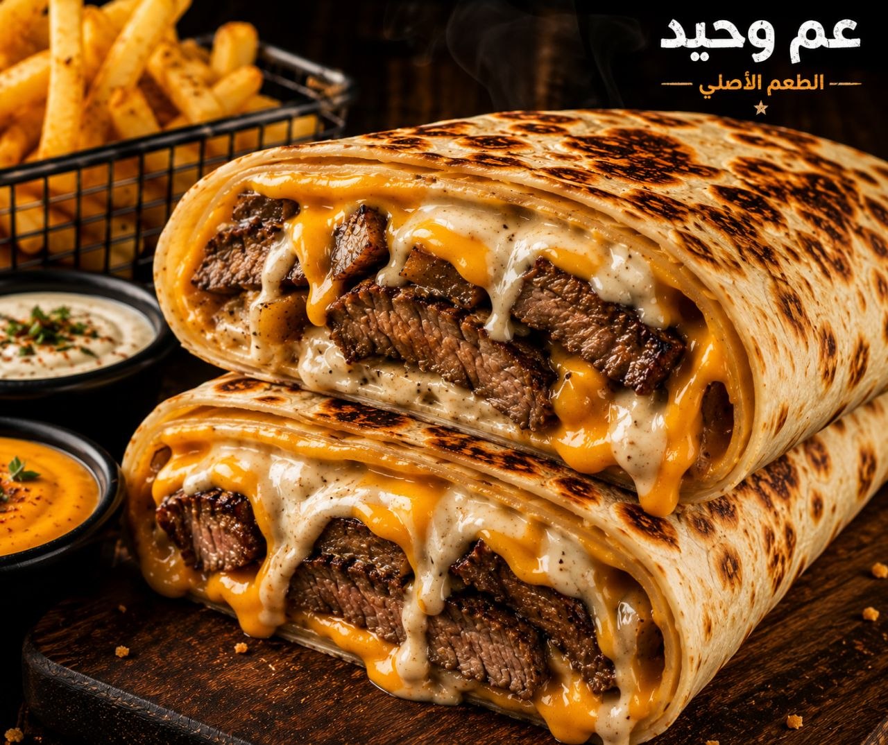 كريب لحم مشوي فاخر