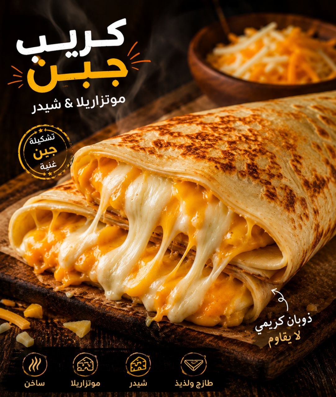 كريب ميكس جبن